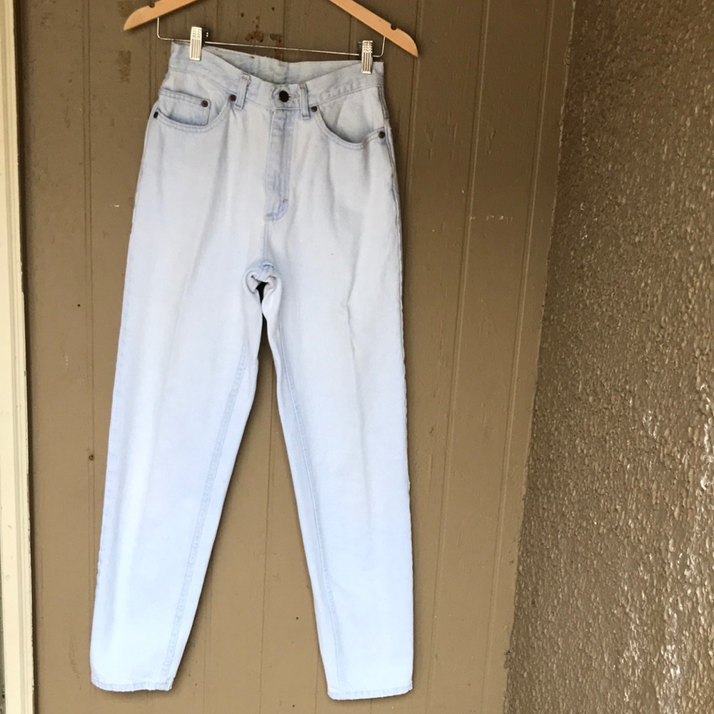 Vintage Lee jeans relaxed fit tapered leg stonebleach
